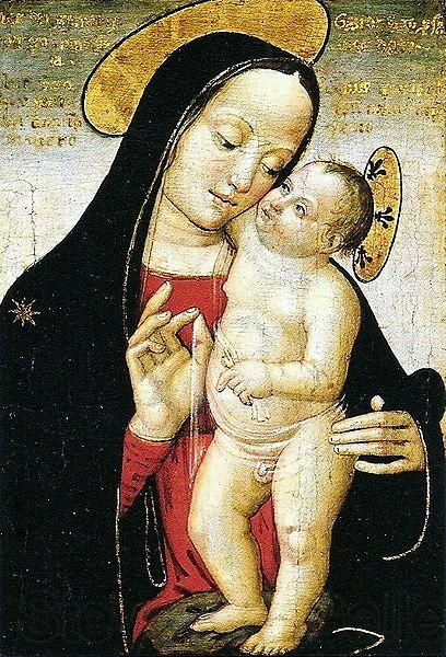 ANTONIAZZO ROMANO Madonna and Child Spain oil painting art